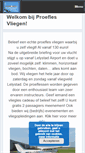 Mobile Screenshot of proeflesvliegen.com