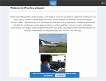 Tablet Screenshot of proeflesvliegen.com